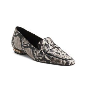 BCBG SNAKE Made In Brazil Leather Paray Dress Flats